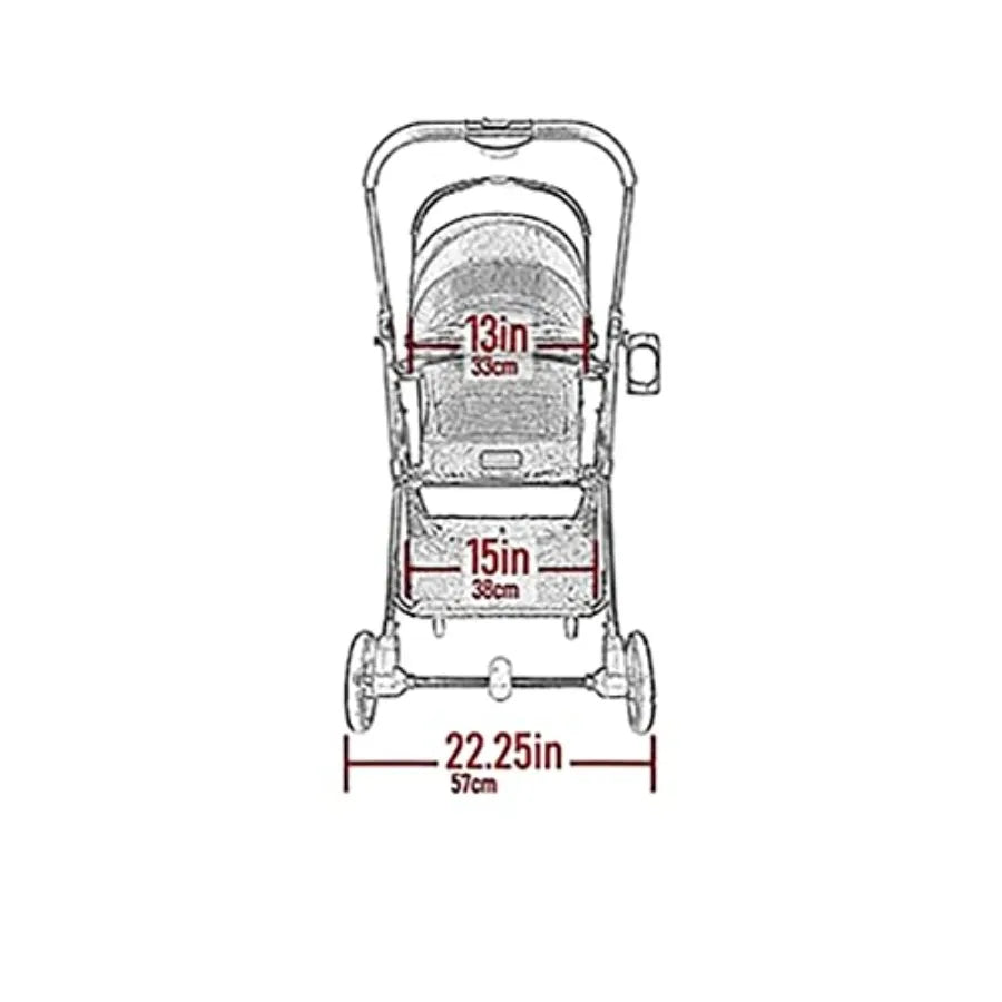 Pet Gear A Vermont Family Owned Company Since 1936 3-in-1 Travel System View 360 Stroller Converts to Carrier and Booster Seat