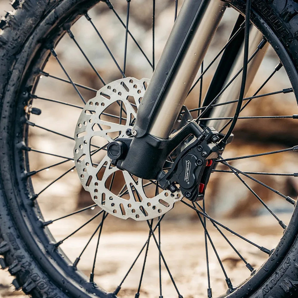 HAPPYRUN Tank Electric Dirt Bike G300 Pro Blue 3000W Motor 72V 30Ah Battery