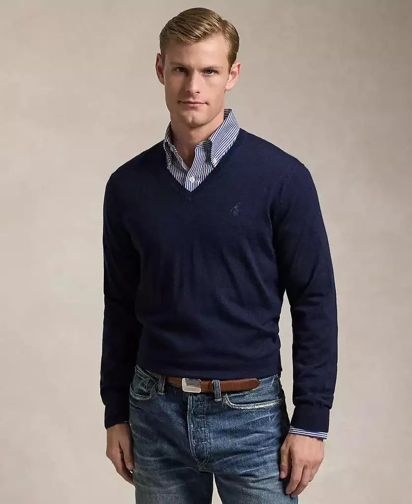 Polo Ralph Lauren | Men's Washable Wool V-Neck Sweater