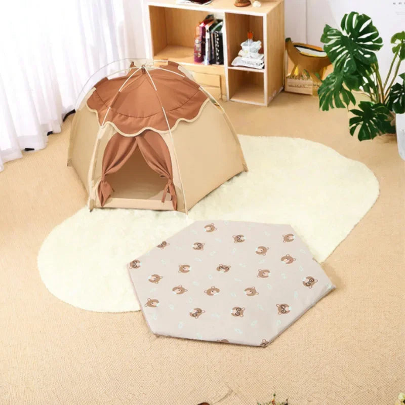 Four Seasons Universal Cat Litter Tent, Dog Bed, Spring and Summer Breathable Pet House Pet Items Cat House
