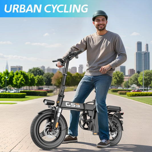 EU Warehouse Electric Bike Bicycle Exercise Electric City Bike E Bike TOOFLY Folding Ebike 250W