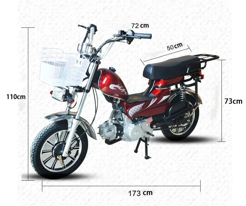 110Cc Electric Cub Bikes Motorbike Gasoline Gas Bike Moto Motorcycles Underbone/Cub Sale Pocket Small Fuel Underbone Motorcycle