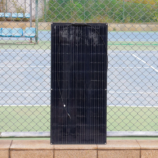 BOGUANG Semi- Flexible Solar Panel Balcony Photovoltaic PV 1500W 600W 450W 300W 150W 12 volt | IP67 | Grade A cells | PET |ETFE