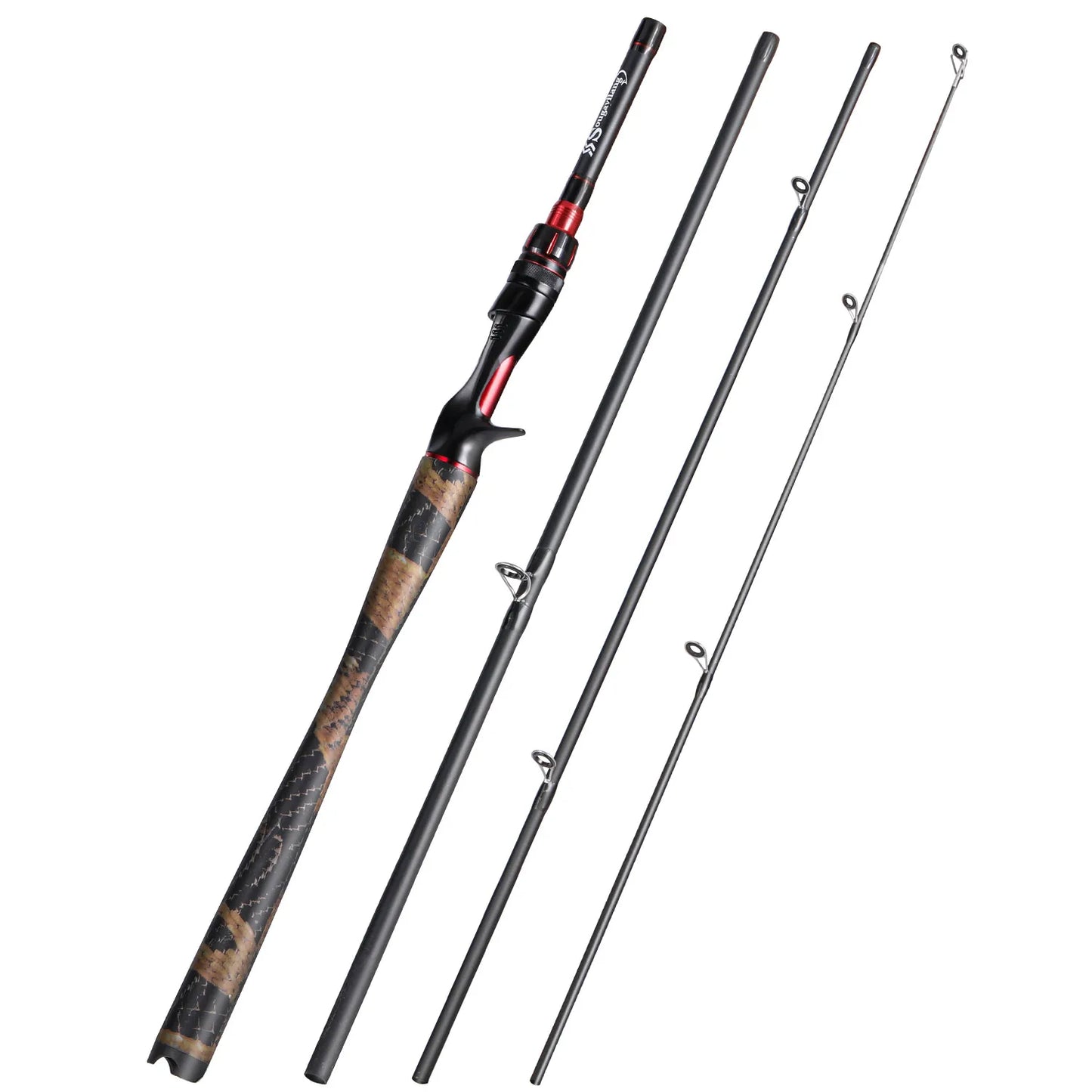 Sougayilang 1.8m/1.98m/2.1m Spinning Casting Fishing Rod Ultralight Weight Carbon Fiber for Travel Freshwater Fishing Pesca