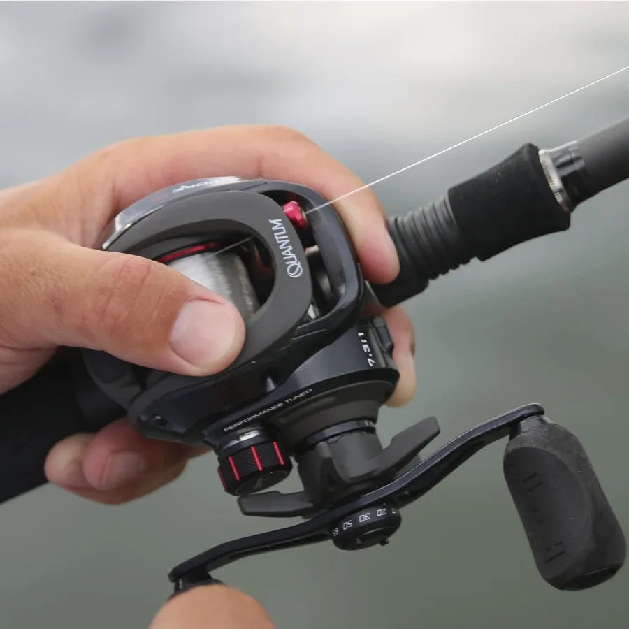 Large EVA Handle Knobs and Continuous AntiReverse Clutch for Smoke Baitcast Fishing Reel Size 100 with 10+1 Bearings Ideal for