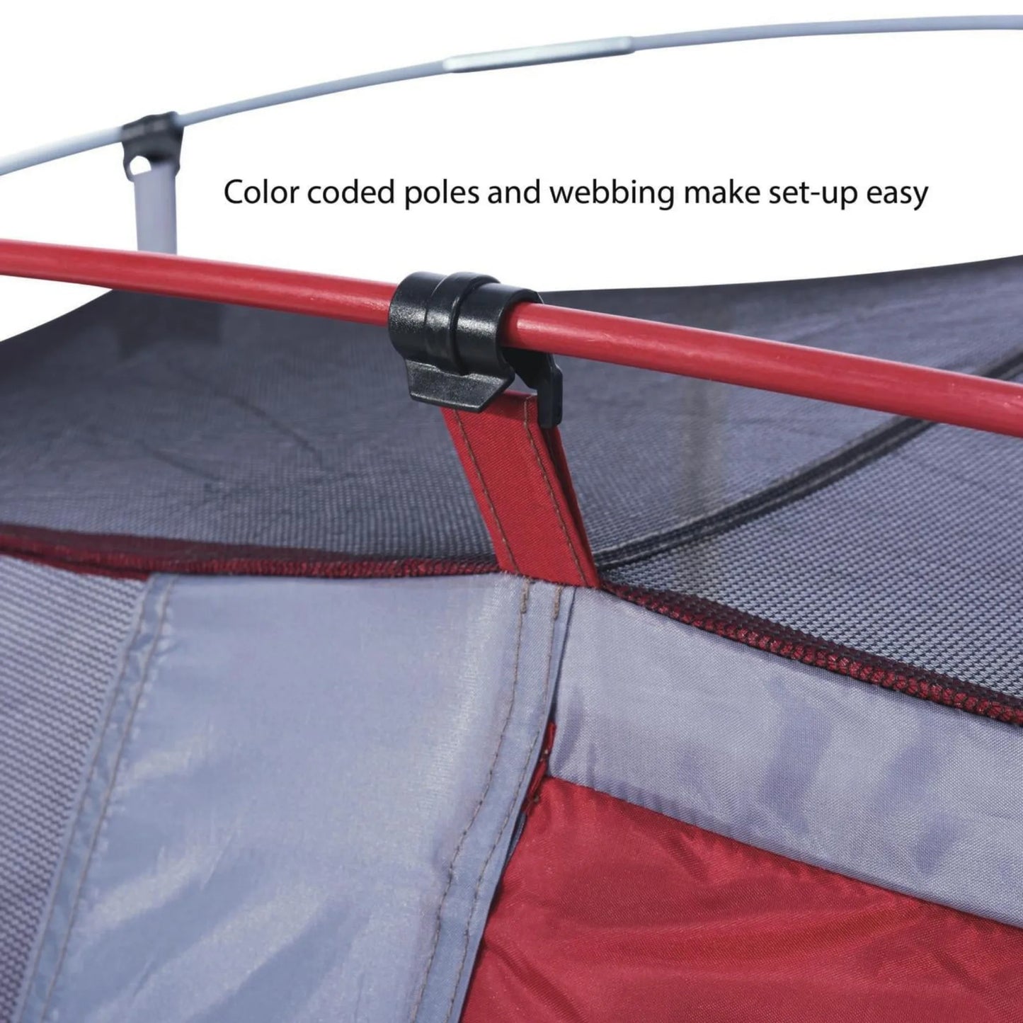 1 Person Hiker Tent, Clip Points and Webbing Make Set-up Easy