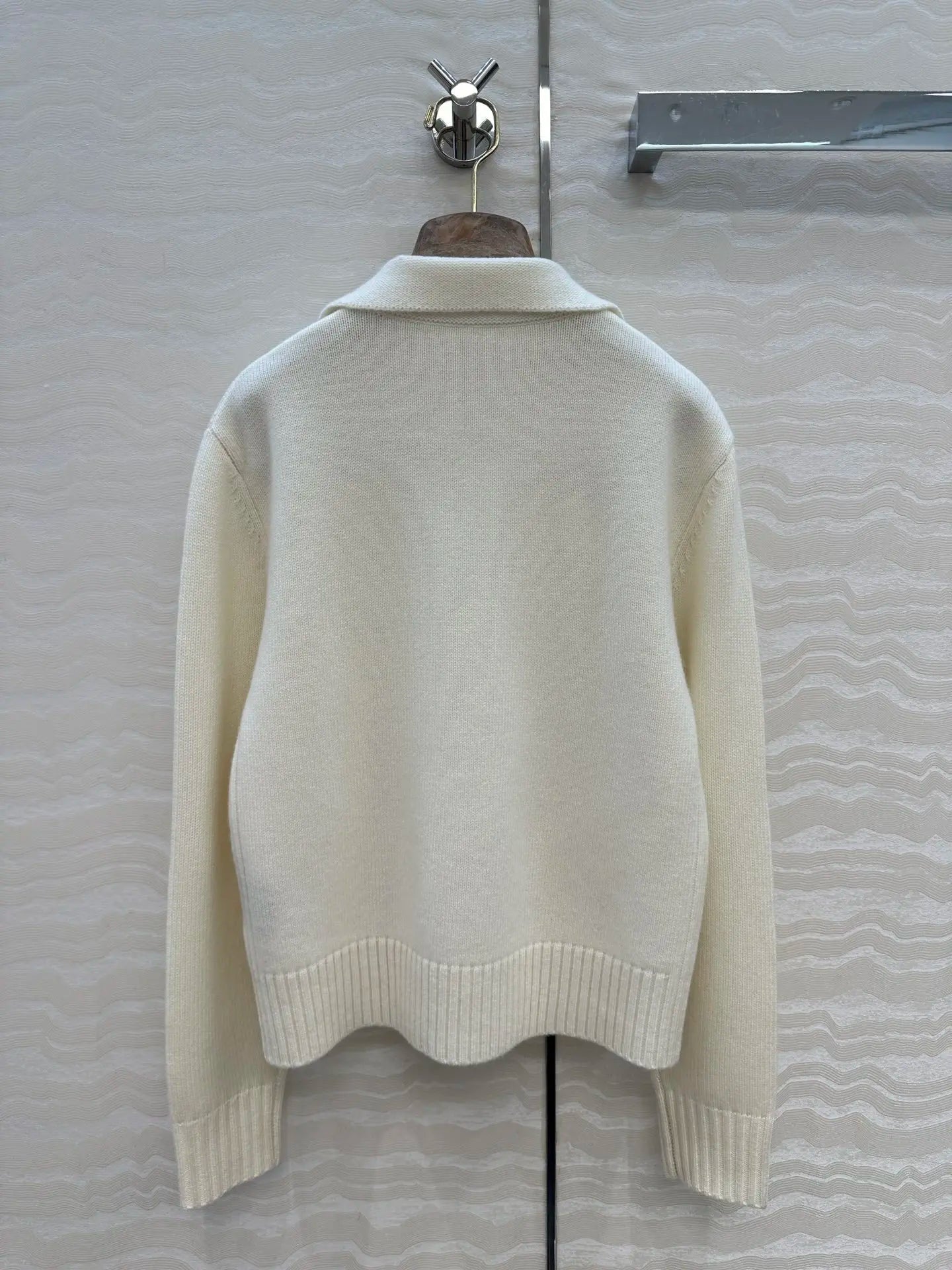 2025 new fashionable versatile lapel zipper knitted cardigan women autumn and winter loose slim sweater jacket tops women