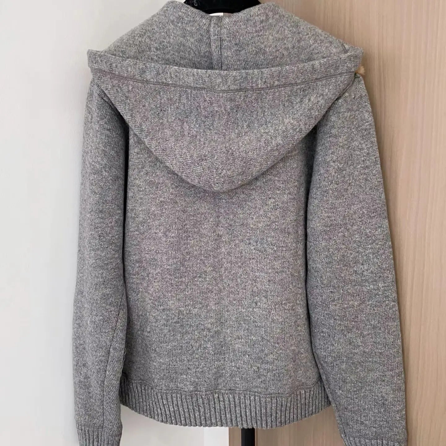 2025 Autumn And Winter New Women Clothes Hooded Double Zipper Cardigan Upper Body Slimming And Versatile