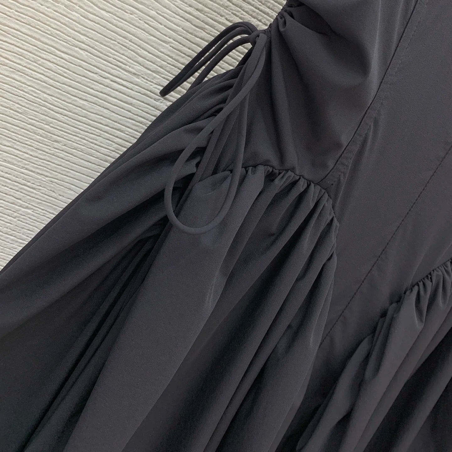 2025 New  Mesh Splicing with Drawstring on Both Sides, Puffy Skirt Skirt, Shrinking Waist, Slimming Strap Tank 7