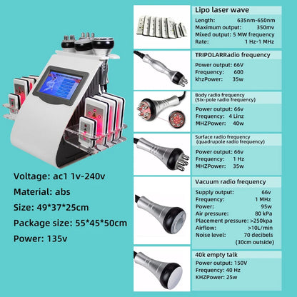 6 in 1 Weight Loss Fitness Machine for Home Spa