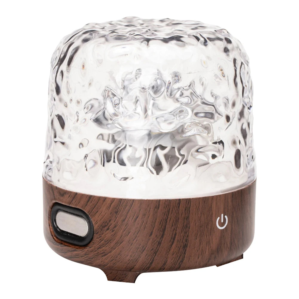 Water Ripple Night Light 16 Colors with Touch Button and Remote Control Ocean Wave Projector Lamp for Living Room Study Bedroom