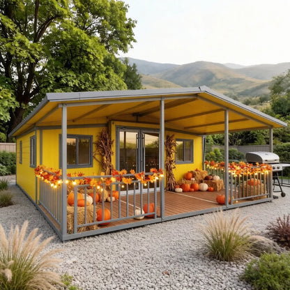 Forest Cabin Luxury Portable House Mobile Home Customized Expandable Container House Prefab Tiny House 2 3 Bedroom Garden Rooms