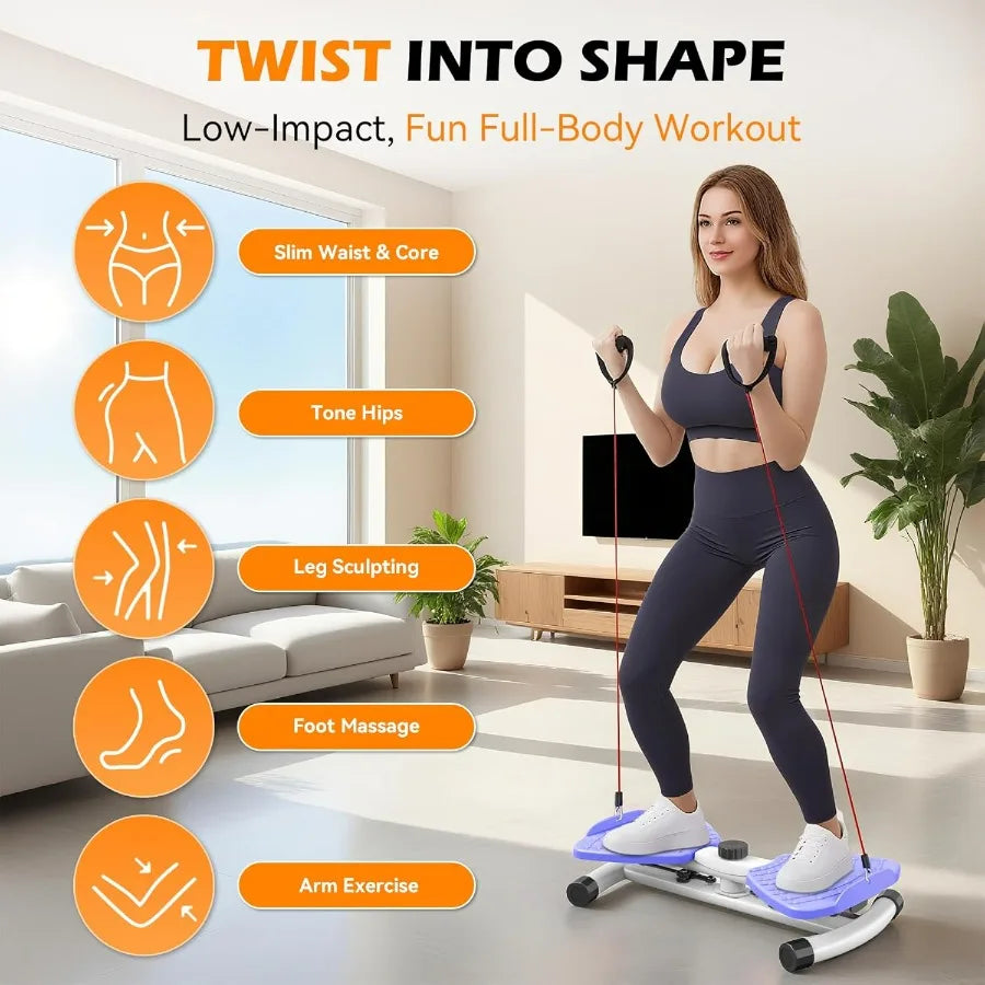 waist twisting machine for Exercise Ab Twister Board Core Twister for Women Home Fitness twist board for exercise 300 LBS Capac
