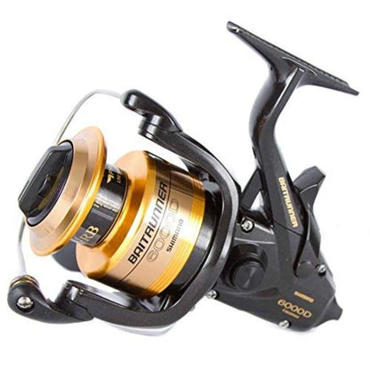 BAITRUNNER D Spinning Fishing Reels for Saltwater Use Aluminum Alloy Construction Black Finish High-Speed Retrieval and Smooth