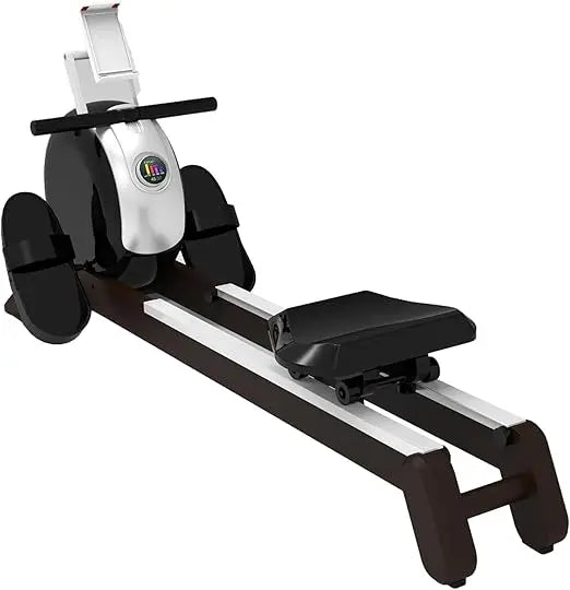 Compact Rowing Machine for Total Body Workouts with Variable Resistance and Portable Design for Home Fitness