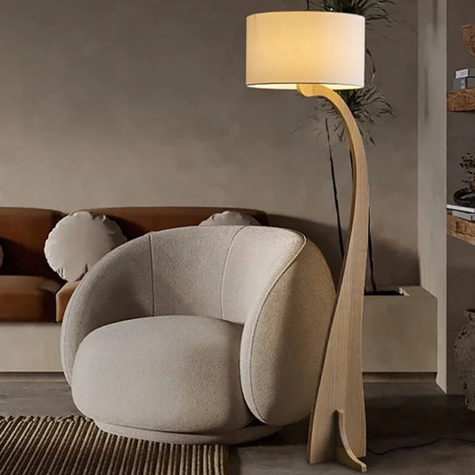 Modern Wooden Floor Lamp Home Decor Led Night Lights Living Room Sofa Standing Lamp for Bedroom Lighting for Living Room