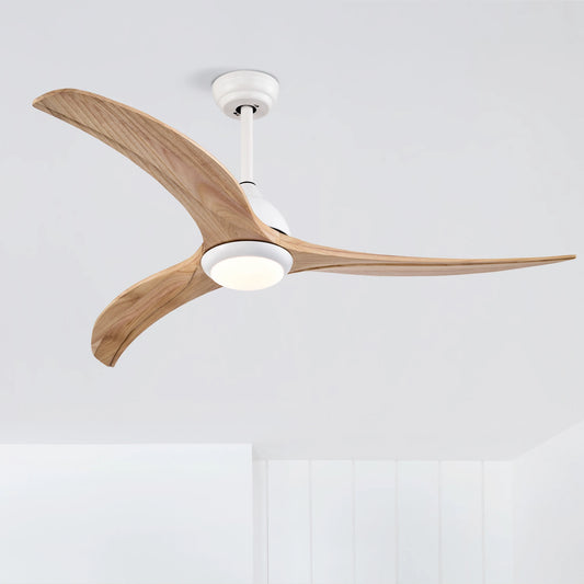 52" Ceiling Fan, Indoor Outdoor Ceiling Fan With Light with Remote Control, Noiseless Reversible Motor, 6 Speed ,3 Color , for P