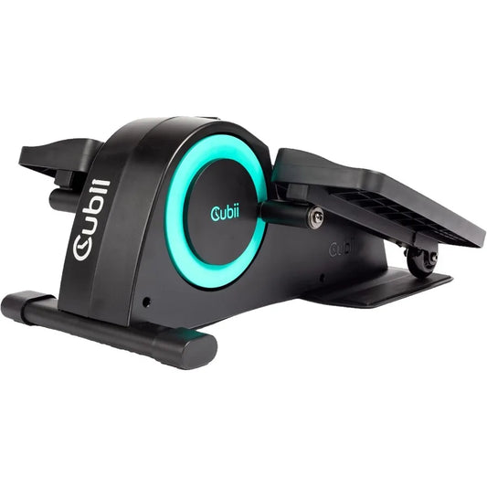 JR1 Under Desk Elliptical Under Desk Bike Pedal Exerciser Seated Elliptical Work from Home Fitness Mini Elliptical Machines for