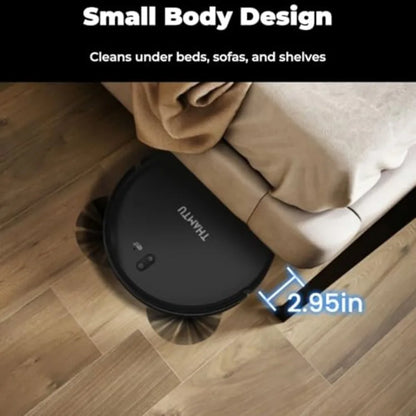 Touchless Vacuum Automatic Dustpan and Smart Robotic Vacuum Cleaner Combo