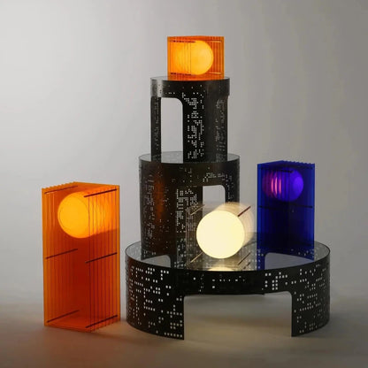 Nordic Style Bedroom Ambient Lamp, Artistic Atmosphere Lamp Suitable for Living Room and Bedroom, Illuminating Desk Lamp