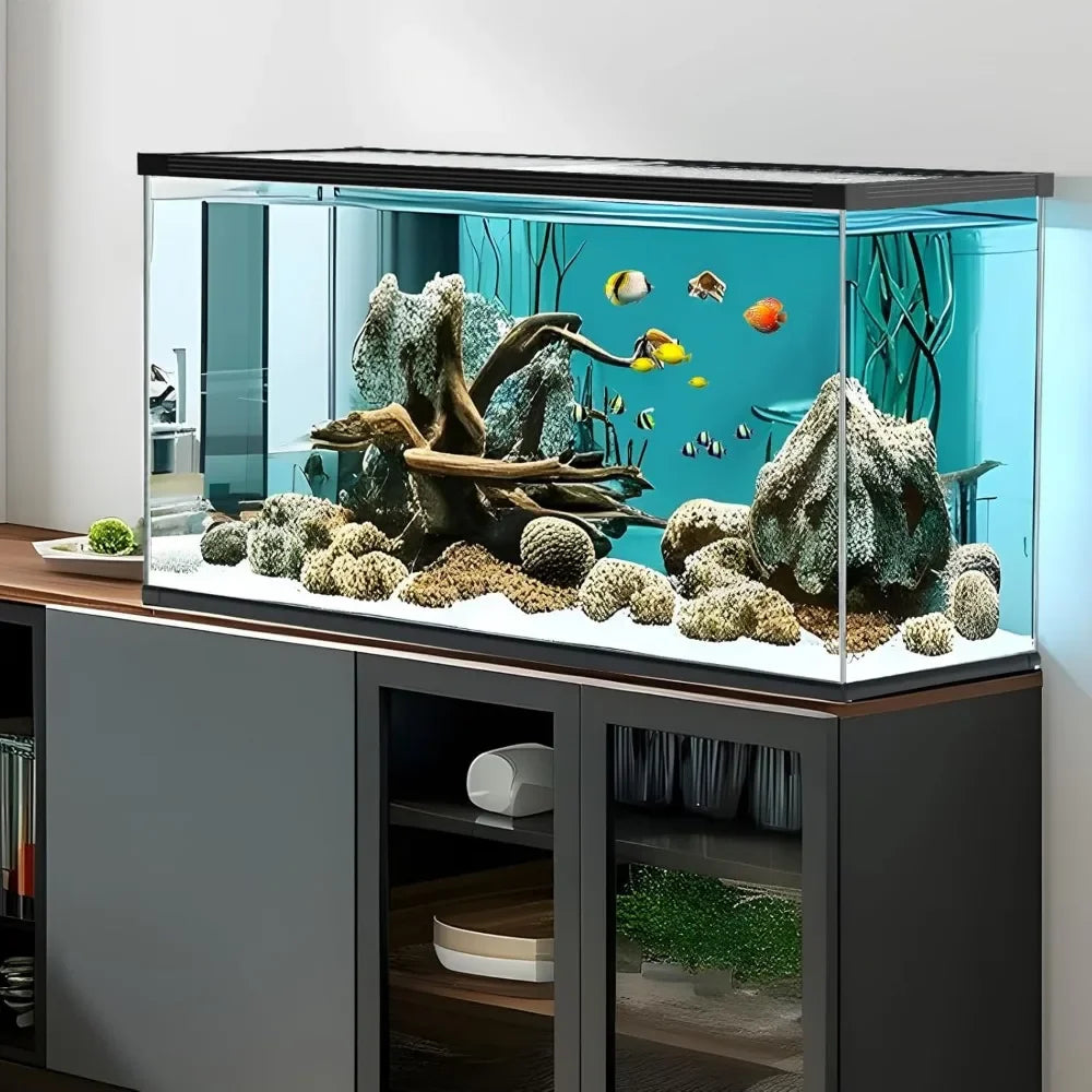 Thick Ultra Clear Glass Large Fish Tank 29 Gallon for High End Enthusiasts