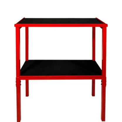 Heavy Duty 2-Tier Fitness Storage Rack 850LB Dumbbell Kettlebell Yoga Organizer with 5MM Shock-Absorbing Mat No Drill Floor Sta