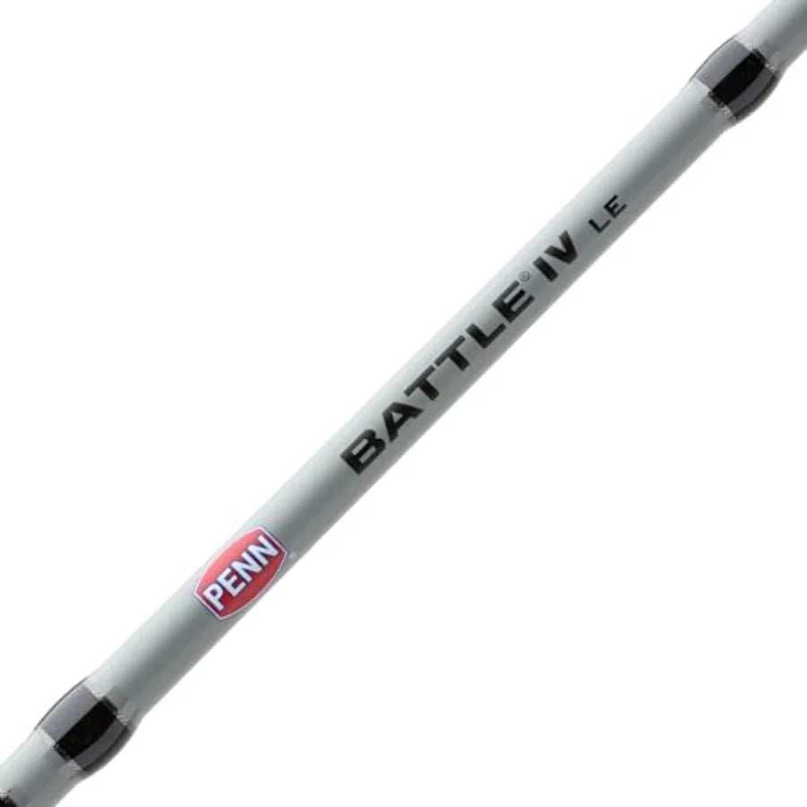 PENN Battle IV Spinning Reel and Fishing Rod Combo for Saltwater and Freshwater Fishing Durable Aluminum Alloy Frame High-Perfo