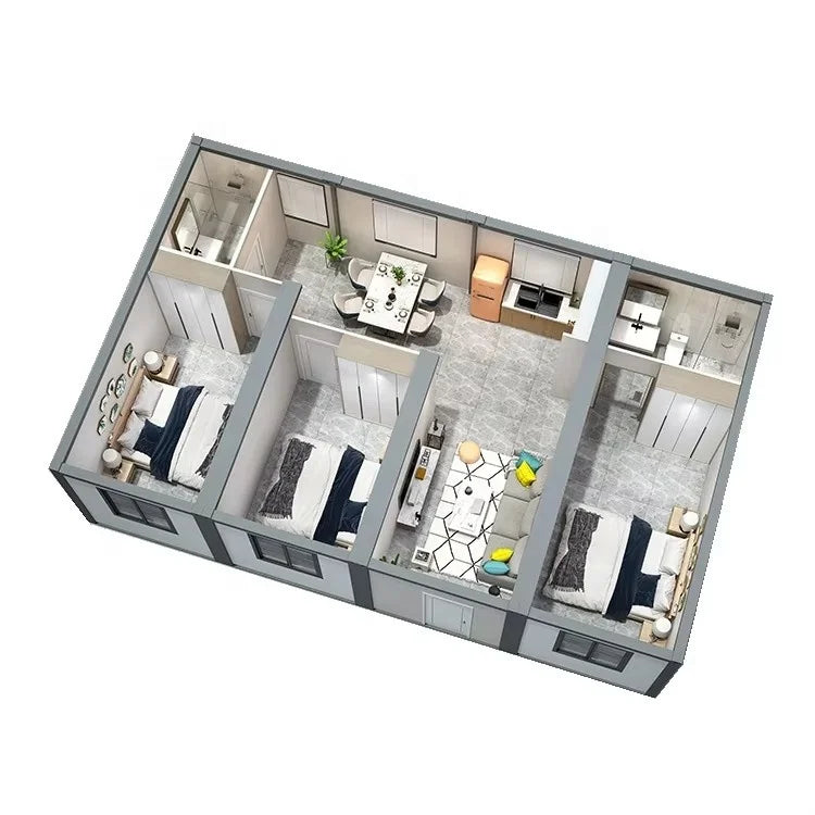 Pre Fab House Modular Home Mobile Tiny Houses Portable Casa Container House Garden Buildings Waterproof Easily Assembled
