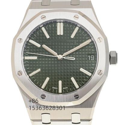 Customized Factory Double Cycloid Hollow Out 41mm 15510 Watch 316L Luxurious Waterproof Mechanical Man Watch