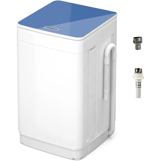 Portable Washing Machine 20 Lbs FullAutomatic with 7 Wash Cycles LED Display Electric Laundry Machine for Apartment RVs Dorms C