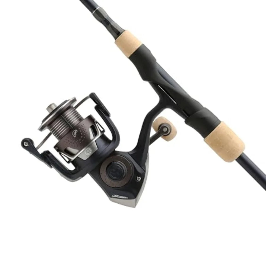 Pflueger President XT Spinning Reel and Fishing Rod Combo for Saltwater and Freshwater Fishing with High-Speed Gear System Dura