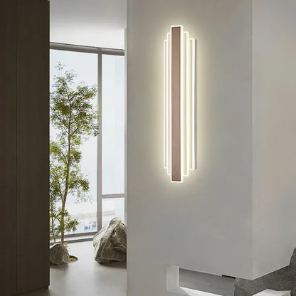 Wall Lamp Northern Europe Light Luxury High-end Long Living Room Background Wall Staircase Aisle Bedroom Bedside Wall Light