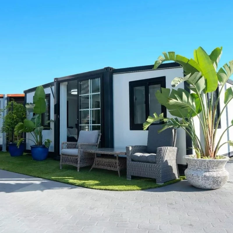 Luxury Folding Container House Prefabricated Mobile Tiny Home Container 3 Bedrooms Expandable Container House For Australia