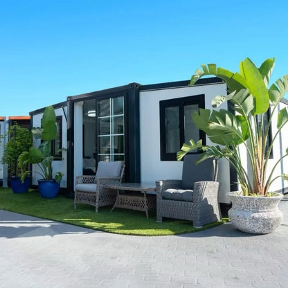 Luxury Folding Container House Prefabricated Mobile Tiny Home Container 3 Bedrooms Expandable Container House For Australia
