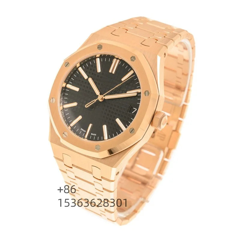 Customized Factory Double Cycloid Hollow Out 41mm 15510 Watch 316L Luxurious Waterproof Mechanical Man Watch