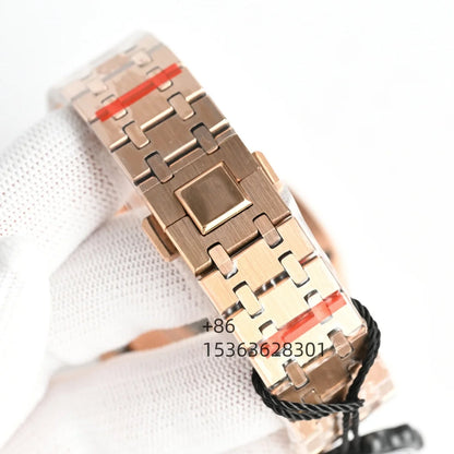 Customized APS Factory Double Cycloid Hollow Out 41mm 15407 Watch 904L Luxurious Waterproof Mechanical Man Watch