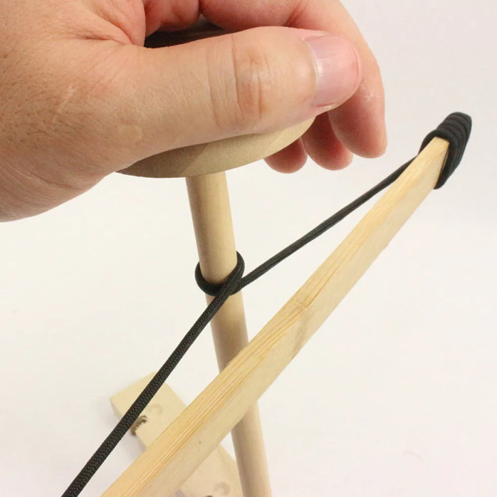 For Outdoor Survival Camping Hiking Emergency Fire Ignition Equipment Bow Drill Friction Fire Starter Wood Make Tool Kit