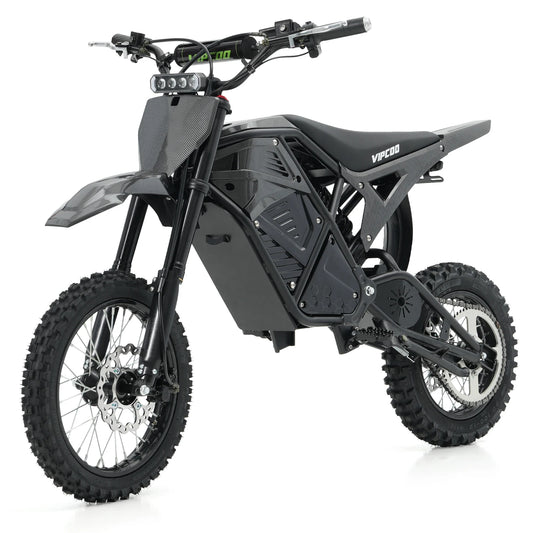 3500W Electric Motorcycle for Adults, H3 Off Road Motor Bikes Up to 40MPH / 45 Miles Range, 14"/12" Fat Tire Motorbike