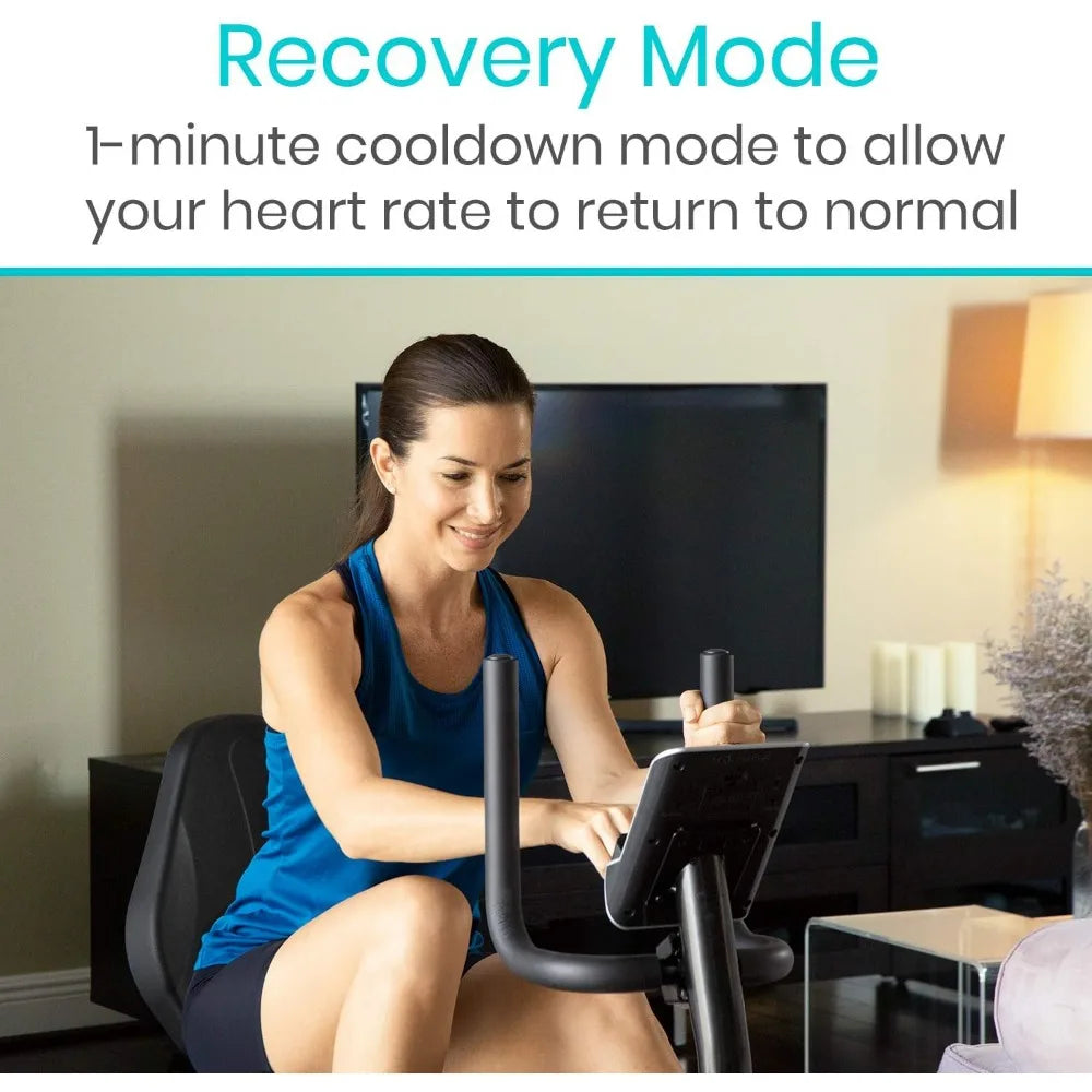Recumbent Exercise Bike - Stationary Recumbent Exercise Cycle Device for Seniors, Adults, Men and Women - Indoor Fitness Equipm