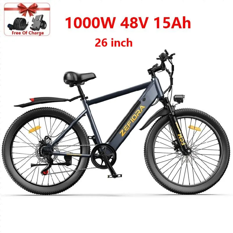 Electric Bike 14 26 Inch 1000w 30-50mph 30-60miles 48v Removable Battery,multiple Different Models Mountain Electric Bicycle