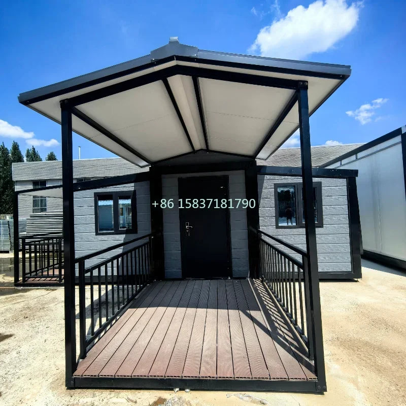 China Expandable Container House 20ft 40ft 3 Bedroom Folding House Prefabricated Portable Mobile Home Modular Container Houses
