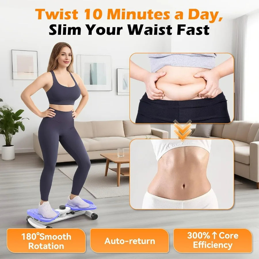 waist twisting machine for Exercise Ab Twister Board Core Twister for Women Home Fitness twist board for exercise 300 LBS Capac