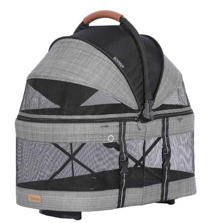 Upgraded 3-in-1 Pet Stroller with Detachable Carrier, Folding Lightweight All-Terrain Travel Gear for Pets Up to 35 lbs