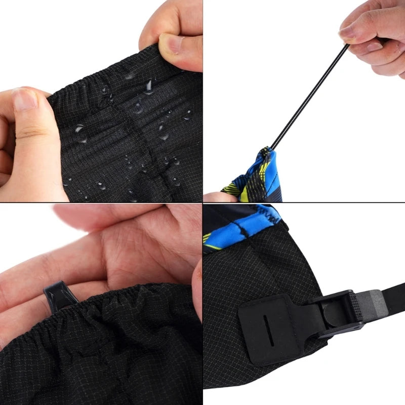 Outdoor Trail Gaiters Low Ankle Gaters Protective Shoe Cover Breathable Sand prevention For Running Hiking Trail Racings