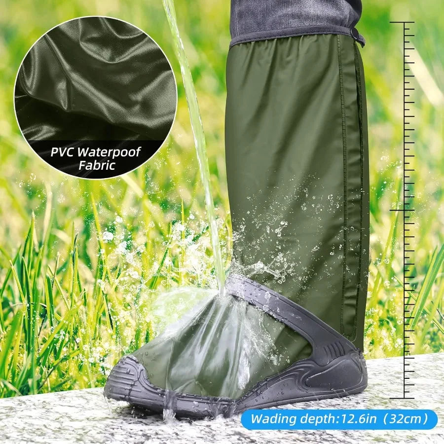 Rain Overshoes Waterproof Shoes Boots Covers Footies Mudsavers Feet Gaiters Men Women for Rain Snow Mud Sand Dust Protection in