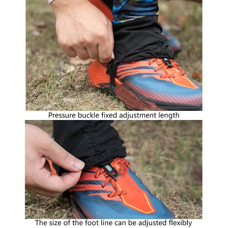 Outdoor Trail Gaiters Low Ankle Gaters Protective Shoe Cover Breathable Sand prevention For Running Hiking Trail Racings