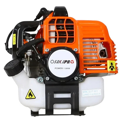 4 in 1 Multi-Functional Trimming Tool, 33CC 2-Cycle Garden Tool System with Gas Pole Saw, Hedge Trimmer, Grass Trimmer, and