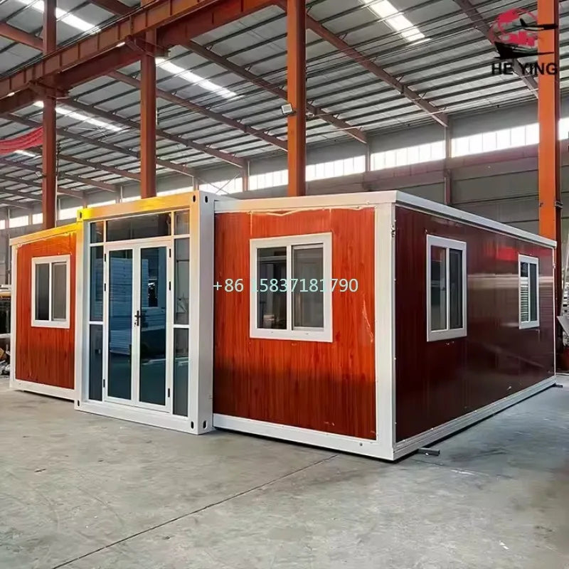 Luxury Folding Container House Prefabricated Mobile Tiny Home Container 3 Bedrooms Expandable Container House For Australia