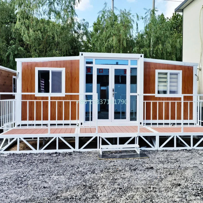 Luxury Folding Container House Prefabricated Mobile Tiny Home Container 3 Bedrooms Expandable Container House For Australia