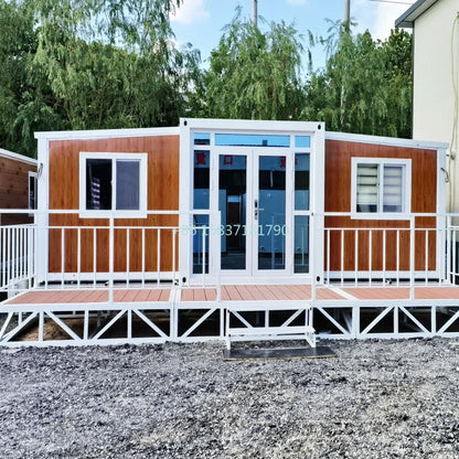 Luxury Folding Container House Prefabricated Mobile Tiny Home Container 3 Bedrooms Expandable Container House For Australia